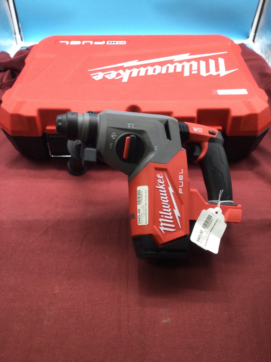 Milwaukee Rotary Hammer Sds Plus with 2 Batteries Charger Case Us
