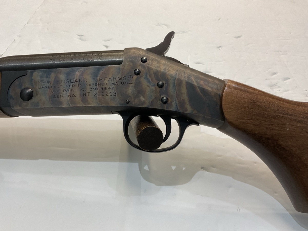 NEW ENGLAND FIREARMS PARDNER TOP BREAK SHOTGUN - 2003, 12GA., 27.5 ...