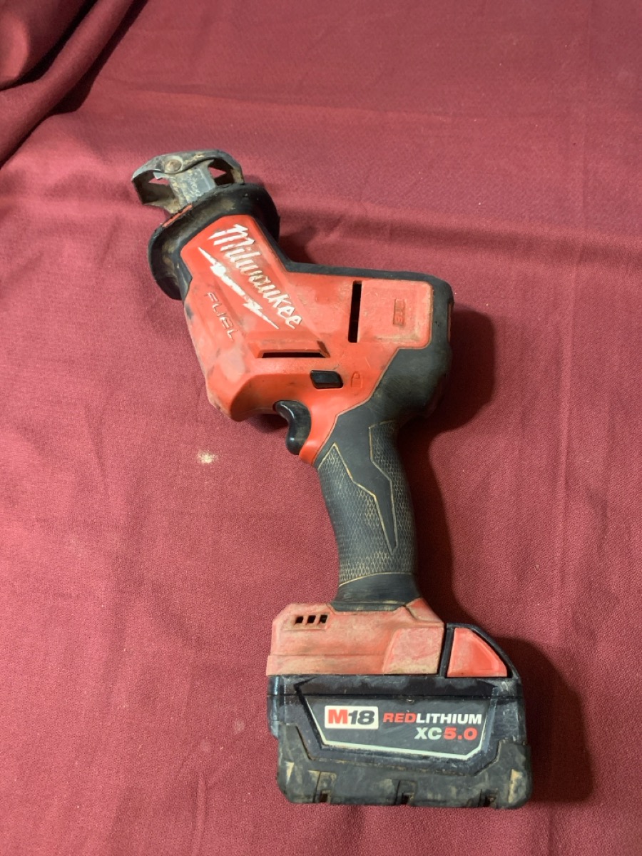 Milwaukee Recip Saw Model 2719-20 with Battery Used photo 2