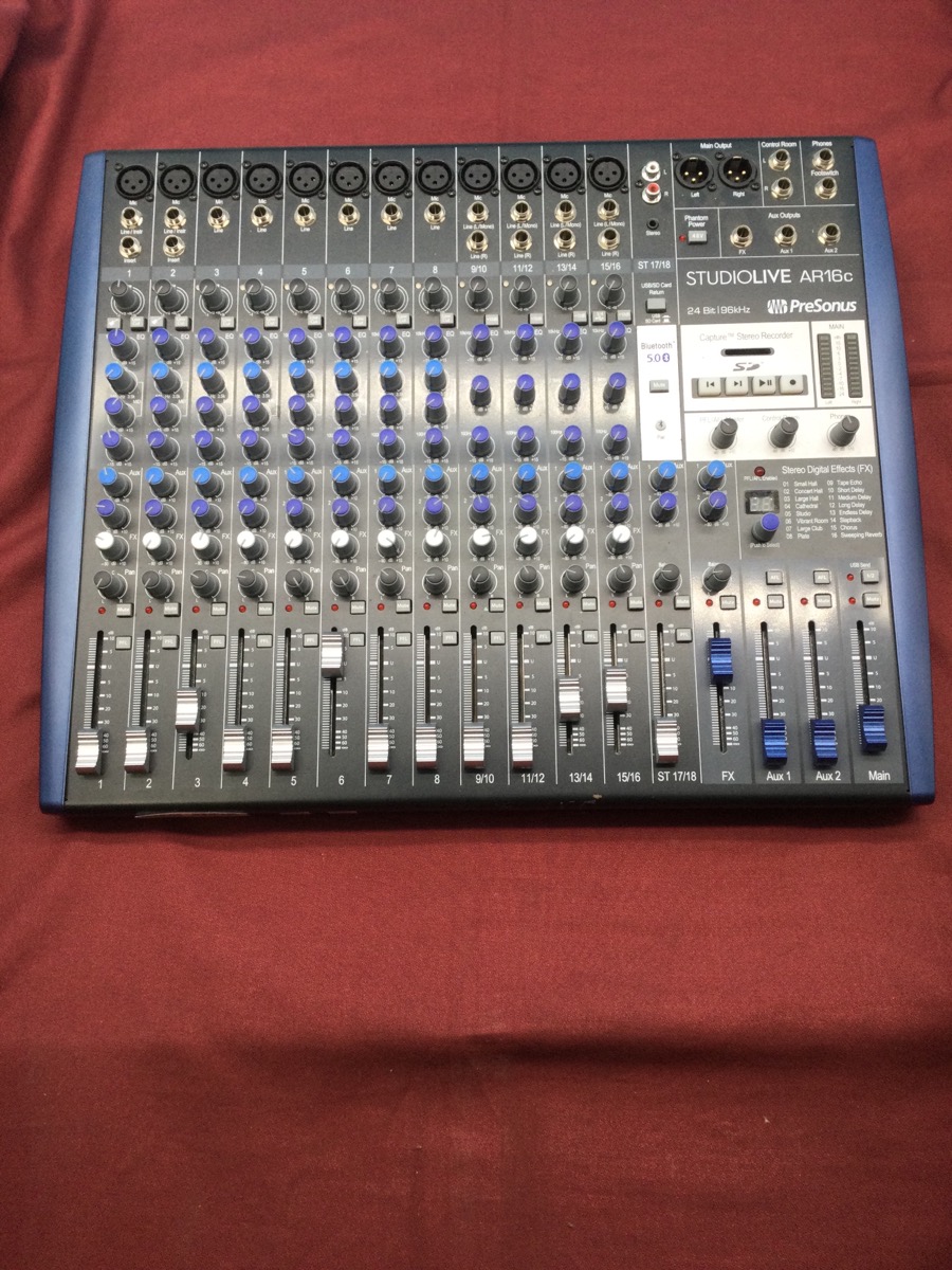Mixer Presonus Studiolive AR16 USB