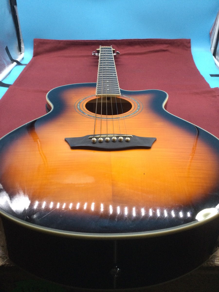 Washburn EA15 Electric-Acoustic Guitar with Gig Bag photo 2