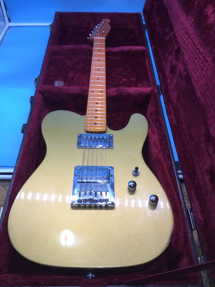 Schecter Gold PT Tele with Case