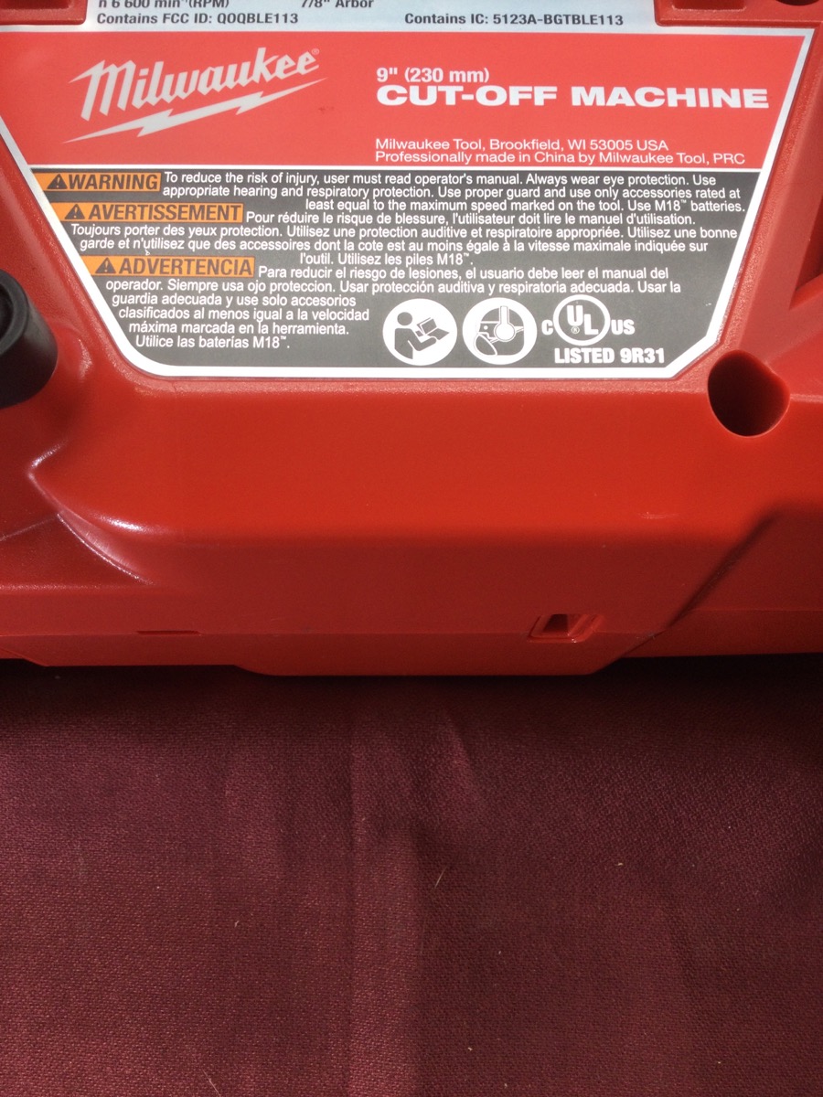 Circular Saw Milwaukee Model 2786-20 photo 2