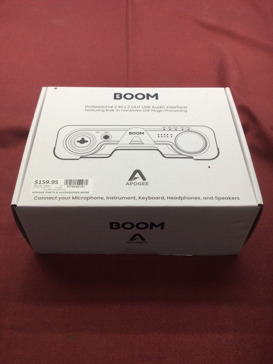 Audio Interface Apogee Boom