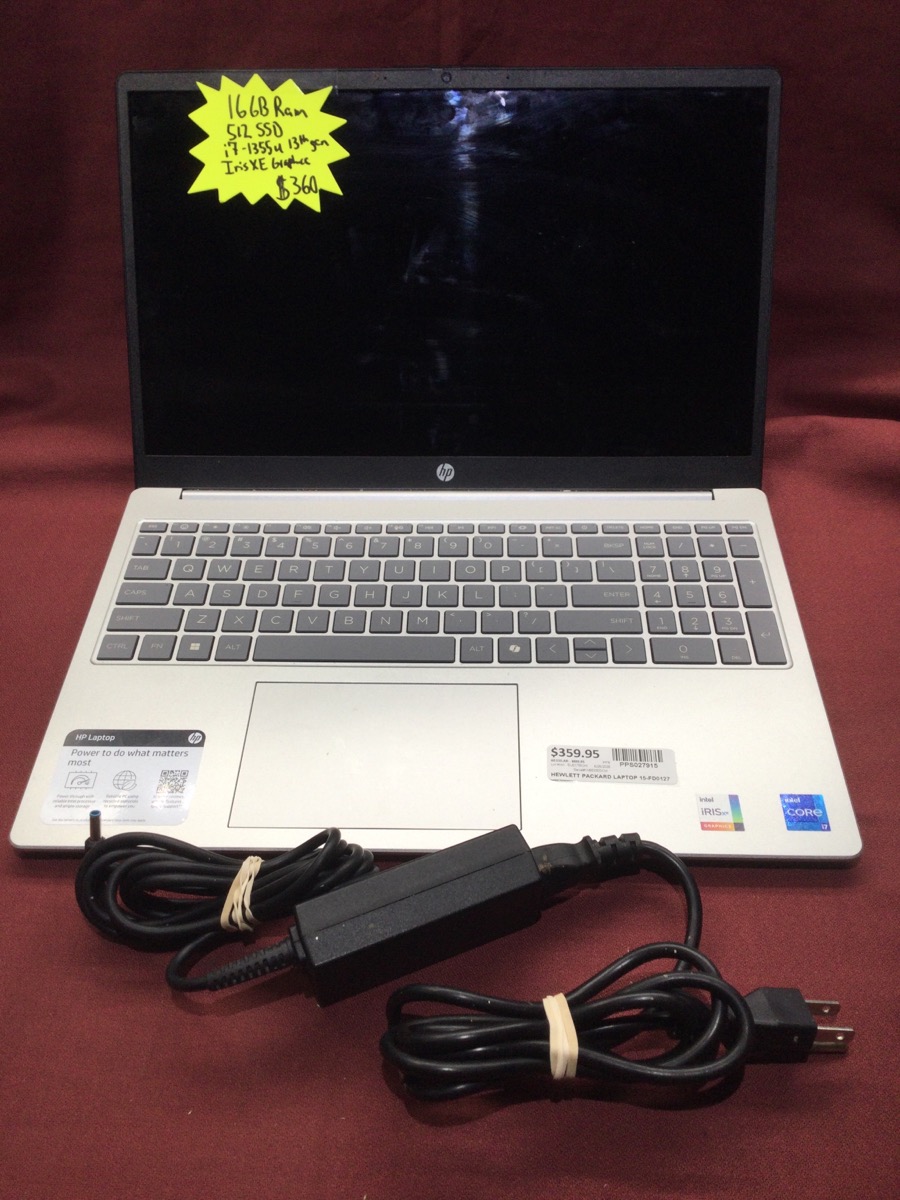 Laptop Hewlett Packard Model 15-FD0127DX photo 2