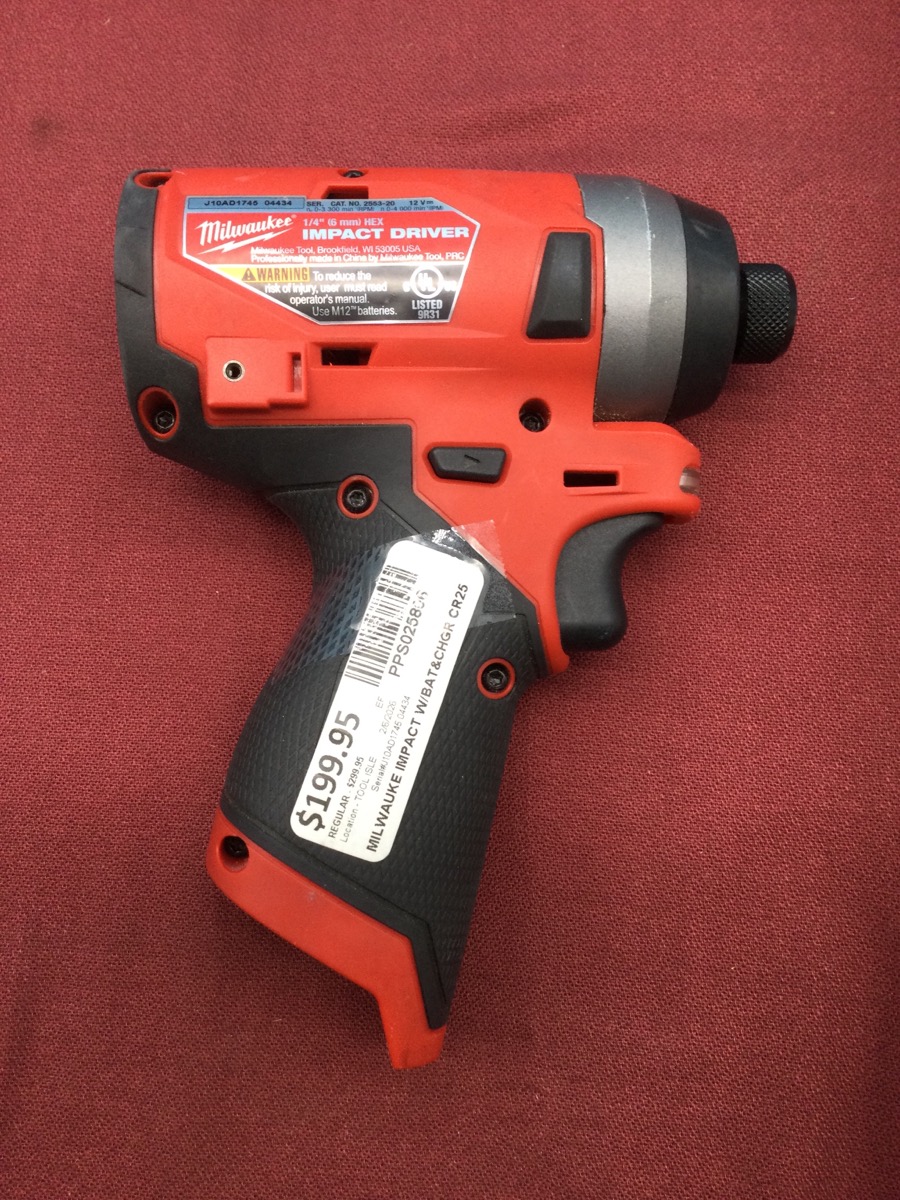 Milwaukee Impact Drill with Battery and Charger Model 2553-20 photo 2