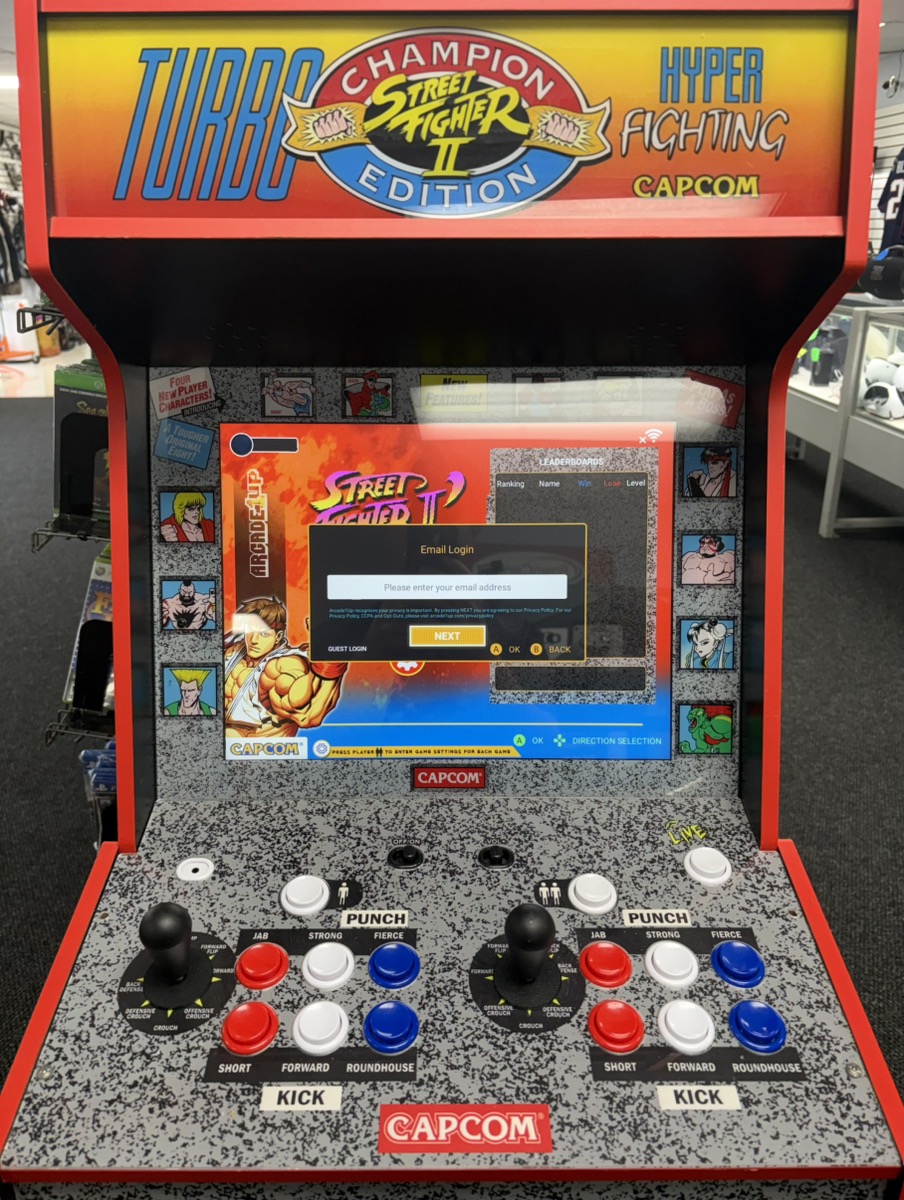 Arcade 1up Street Fighter II Champion Edition Turbo Legacy with Riser ...