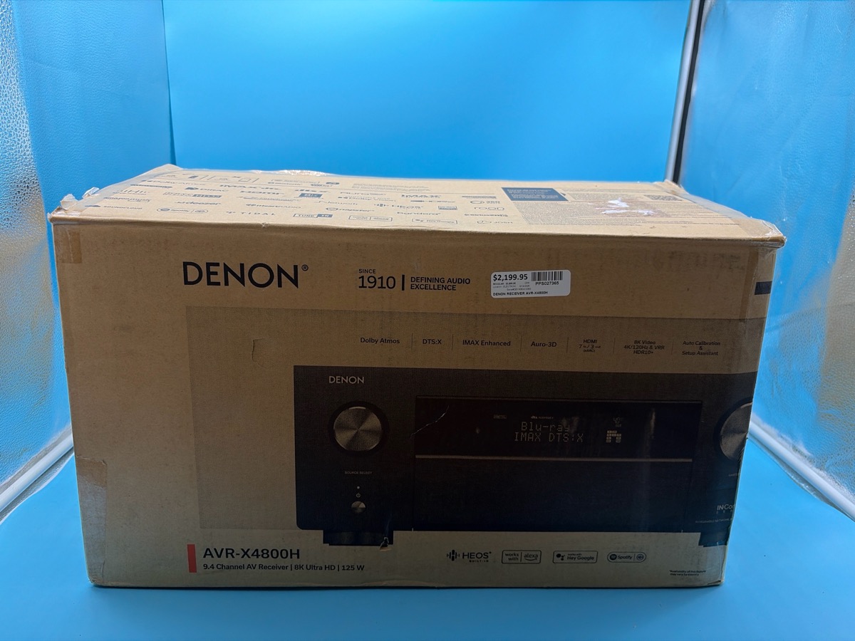 Receiver Denon AVR-X4800H 9.4 Channel 8K A/V photo 3