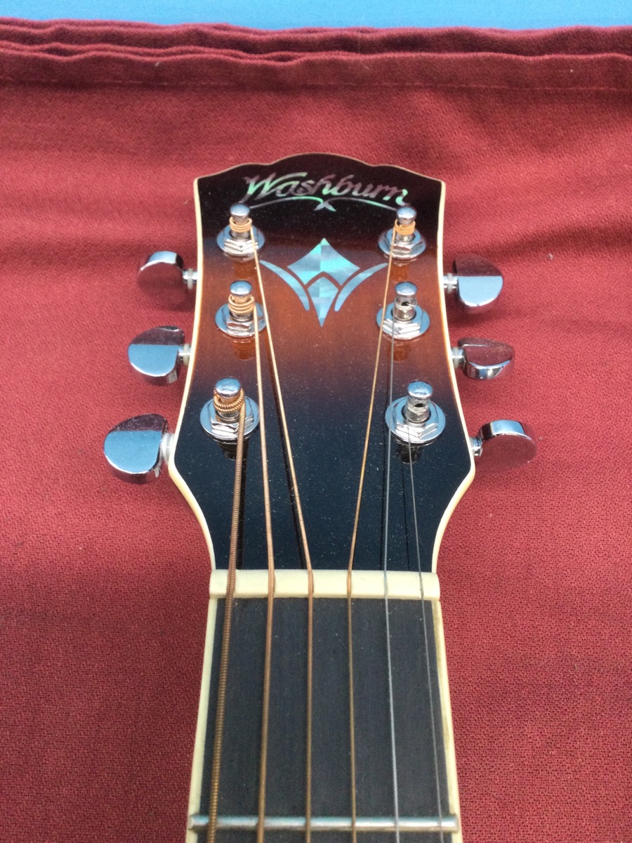 Washburn EA15 Electric-Acoustic Guitar with Gig Bag photo 5